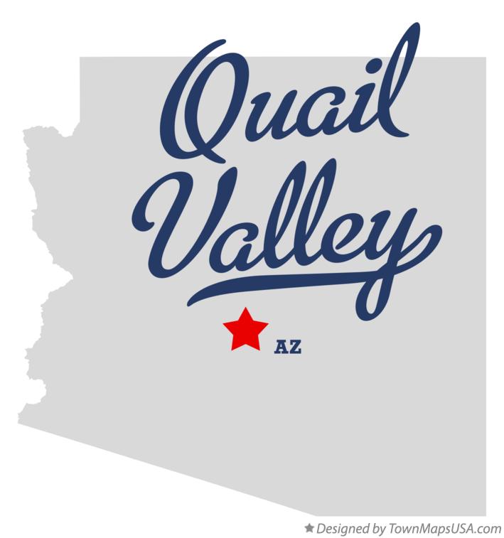 Map of Quail Valley Arizona AZ