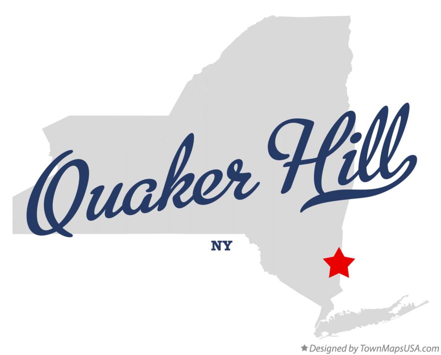 Map of Quaker Hill New York NY
