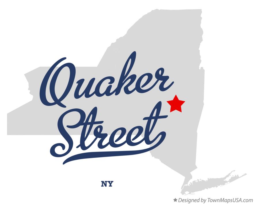 Map of Quaker Street New York NY