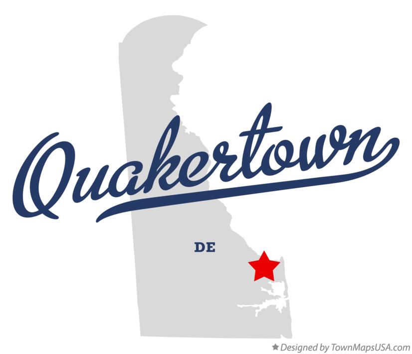 Map of Quakertown Delaware DE