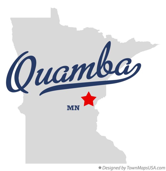 Map of Quamba Minnesota MN