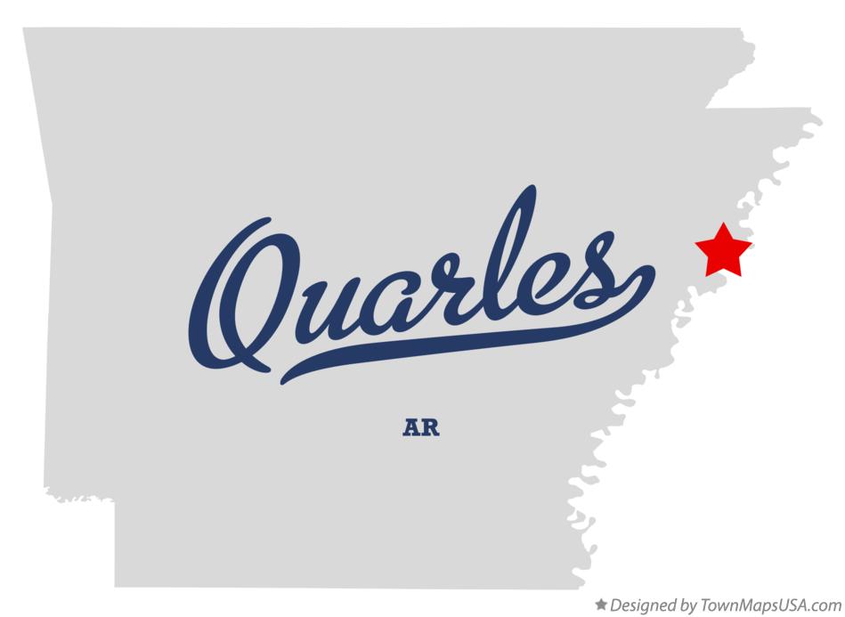 Map of Quarles Arkansas AR