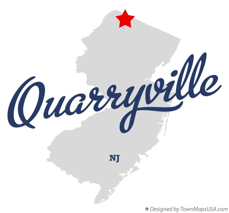 Map of Quarryville New Jersey NJ