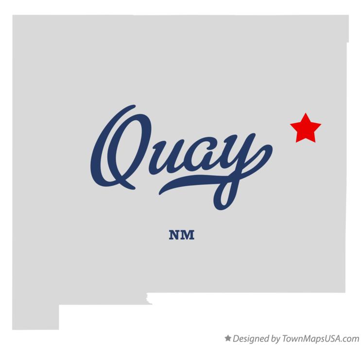 Map of Quay New Mexico NM