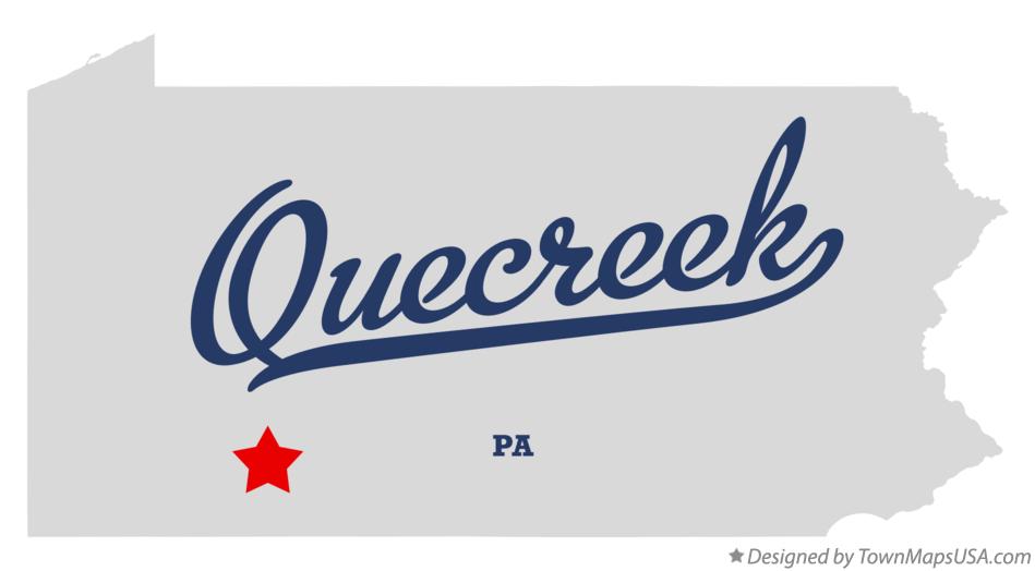 Map of Quecreek Pennsylvania PA