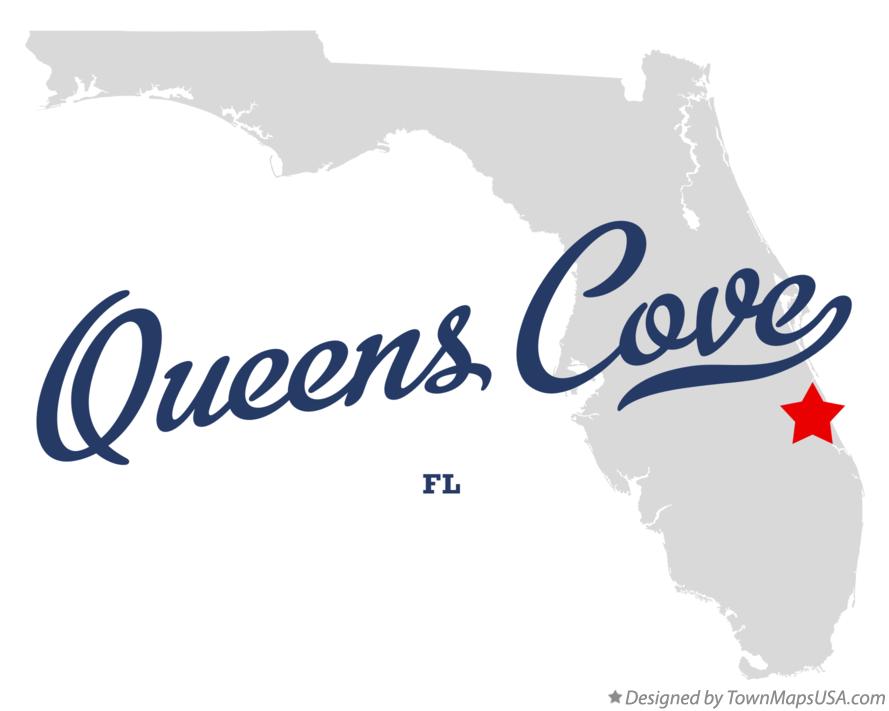 Map of Queens Cove Florida FL