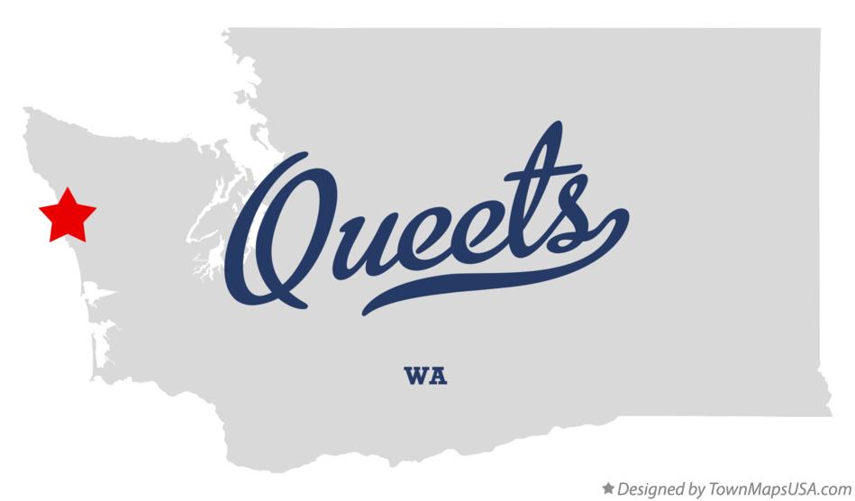 Map of Queets Washington WA