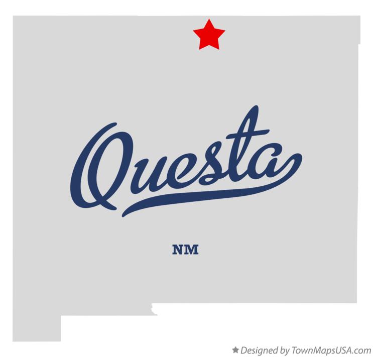 Map of Questa New Mexico NM