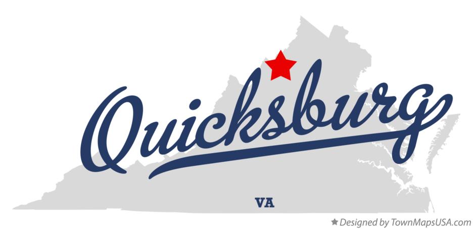 Map of Quicksburg Virginia VA