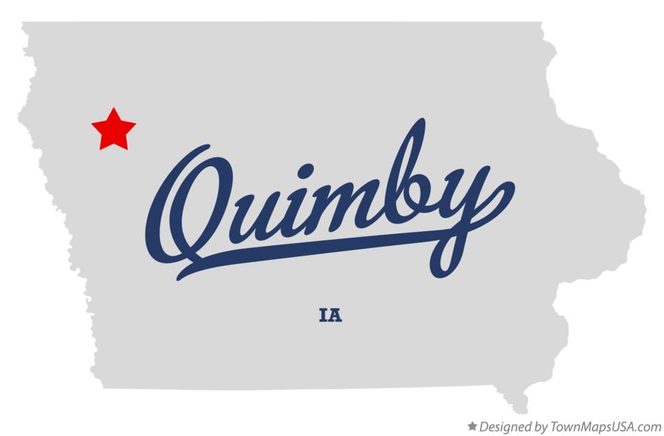Map of Quimby Iowa IA