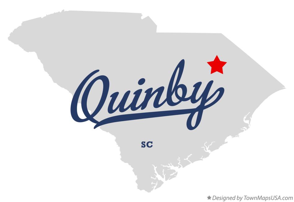 Map of Quinby South Carolina SC