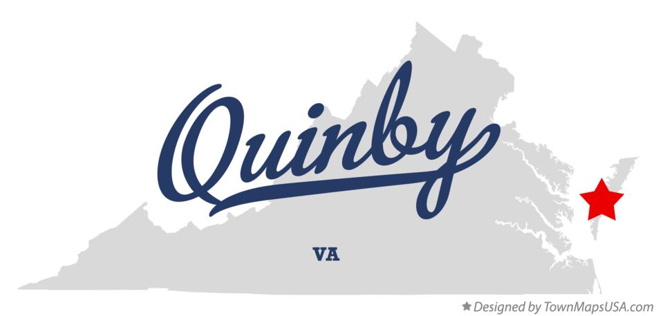Map of Quinby Virginia VA