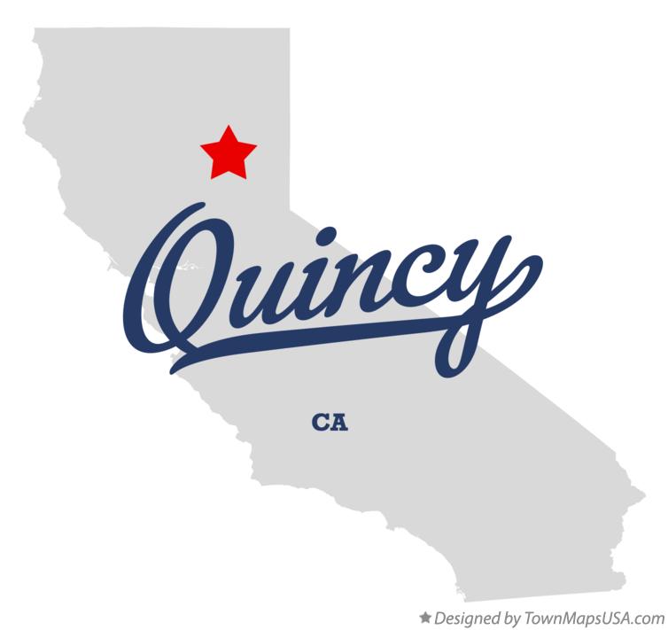 Map of Quincy California CA