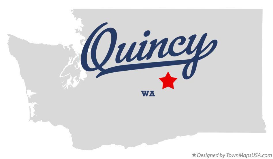 Map of Quincy Washington WA