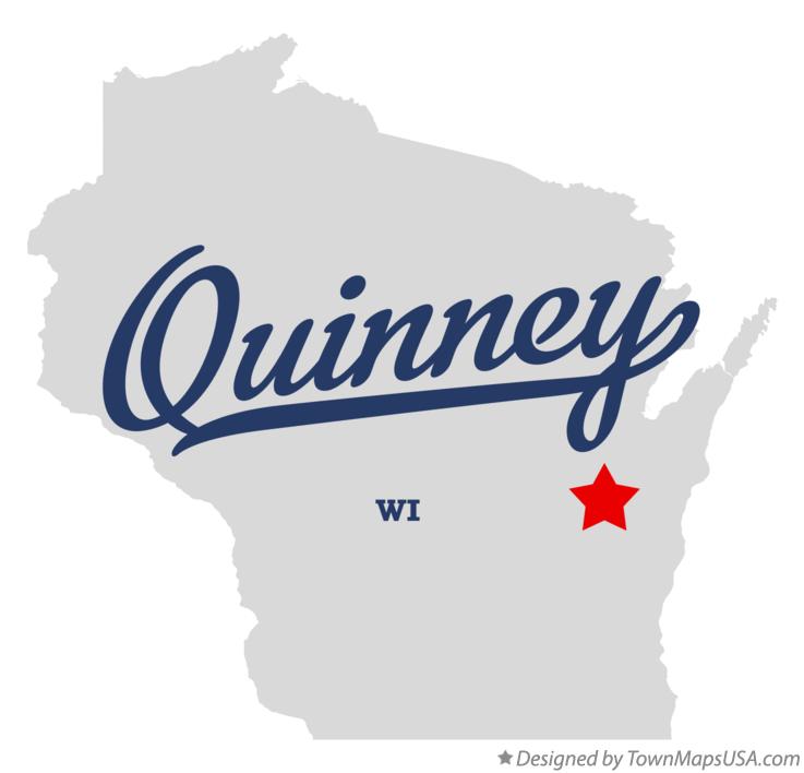 Map of Quinney Wisconsin WI