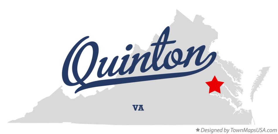 Map of Quinton Virginia VA