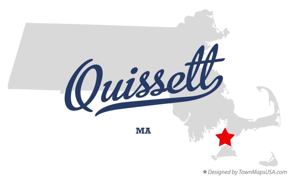 Map of Quissett Massachusetts MA