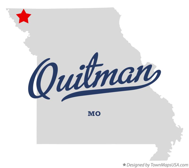 Map of Quitman Missouri MO