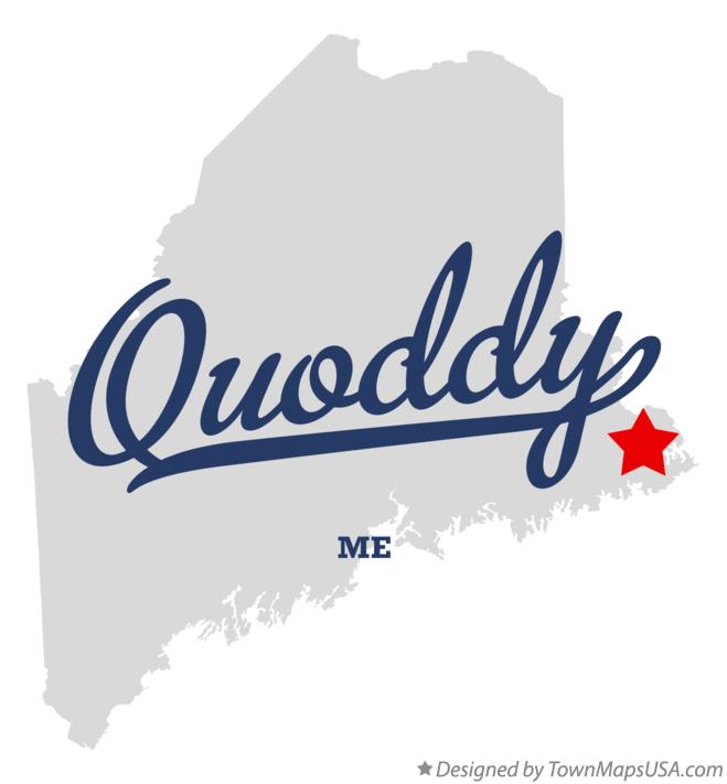 Map of Quoddy Maine ME