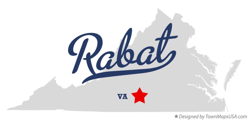 Map of Rabat Virginia VA