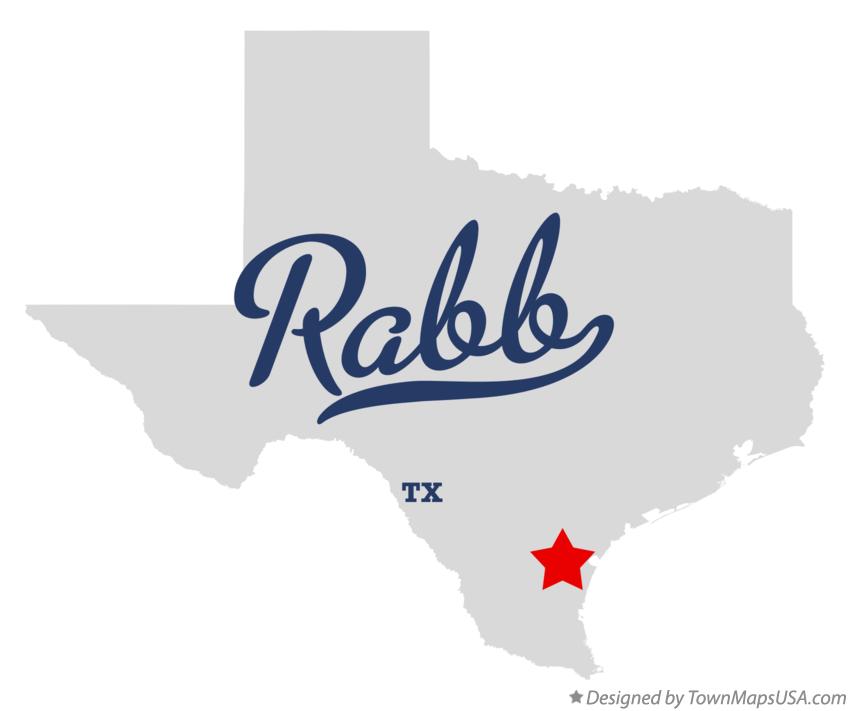 Map of Rabb Texas TX