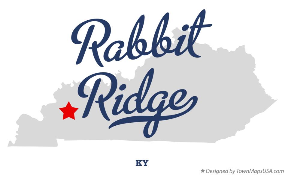 Map of Rabbit Ridge Kentucky KY