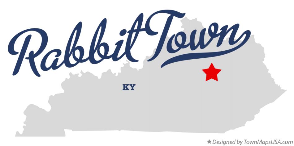 Map of Rabbit Town Kentucky KY