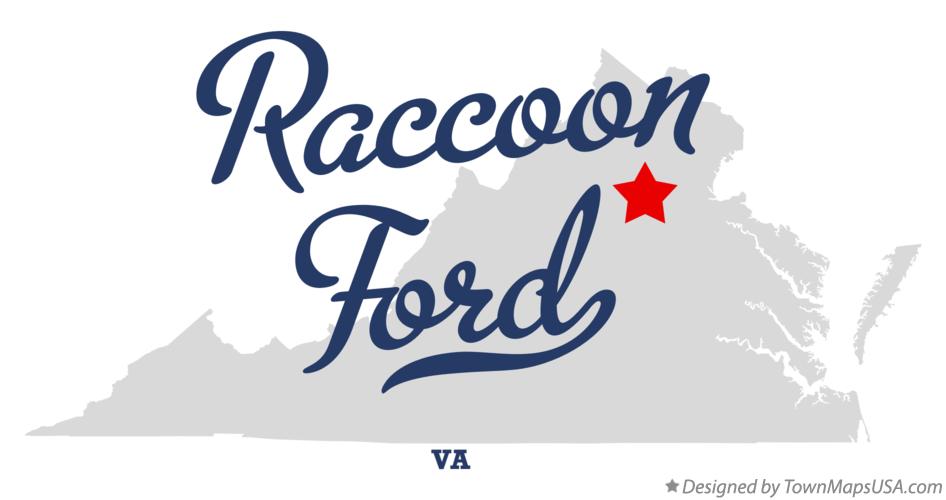 Map of Raccoon Ford Virginia VA