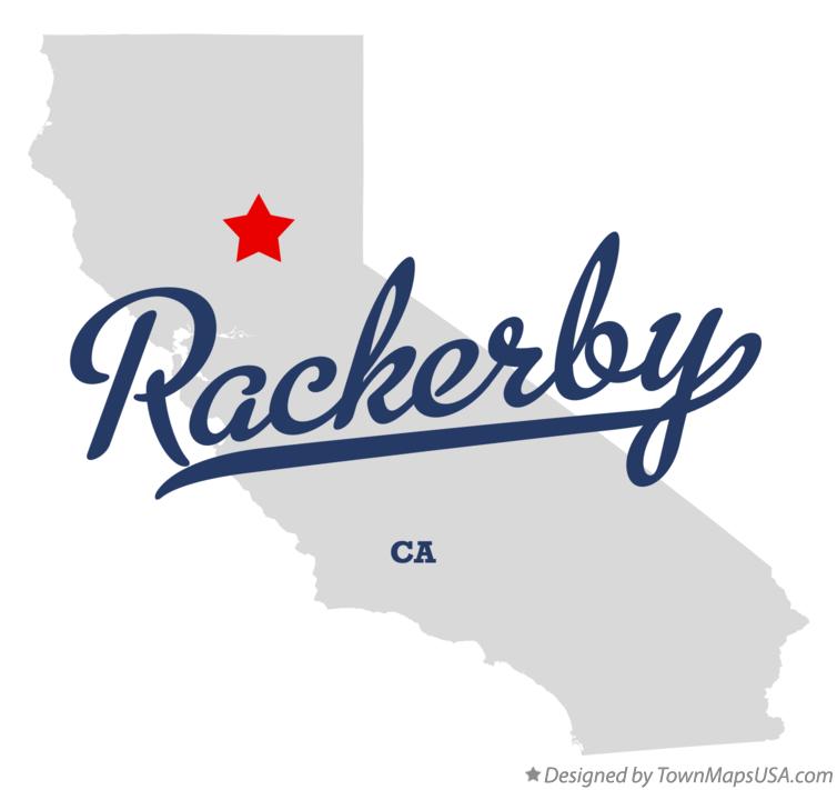 Map of Rackerby California CA