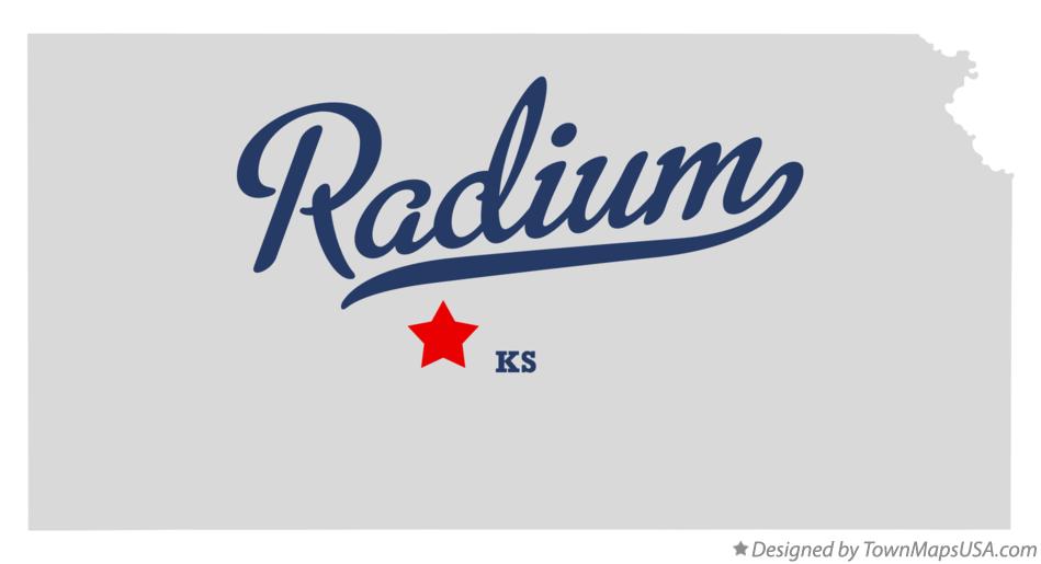 Map of Radium Kansas KS