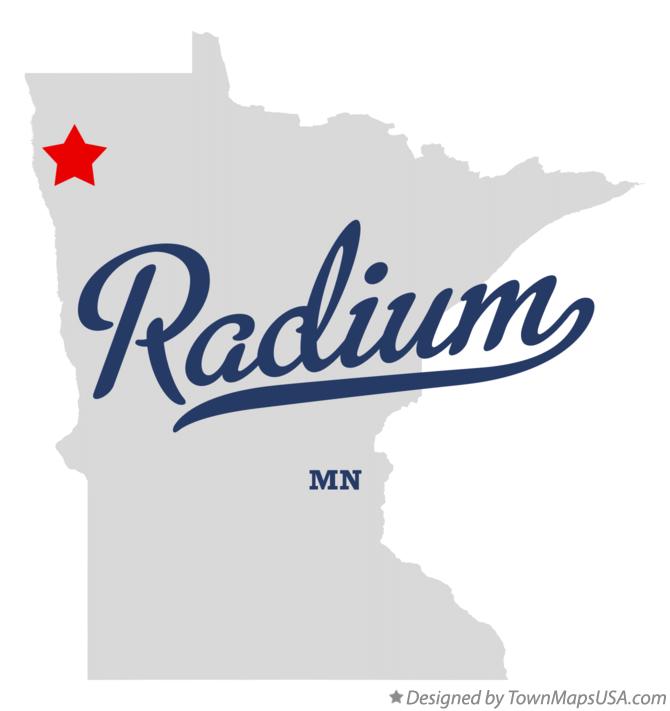 Map of Radium Minnesota MN