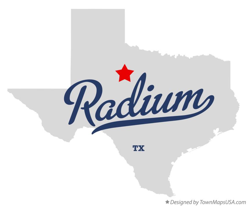 Map of Radium Texas TX