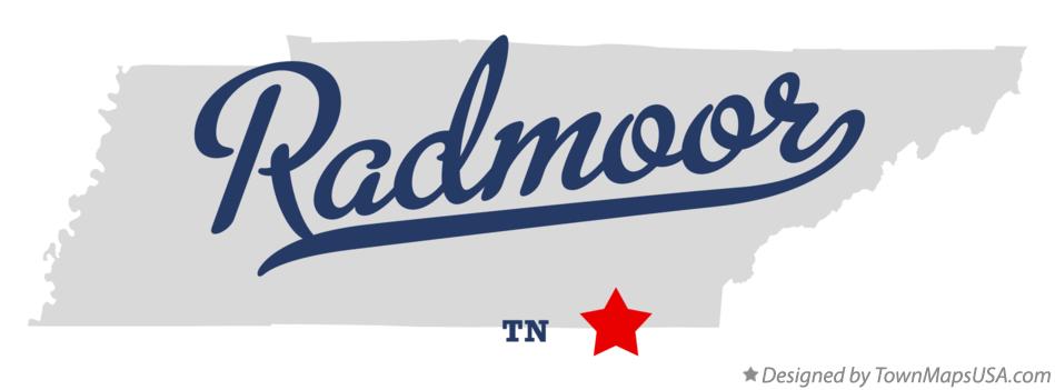 Map of Radmoor Tennessee TN