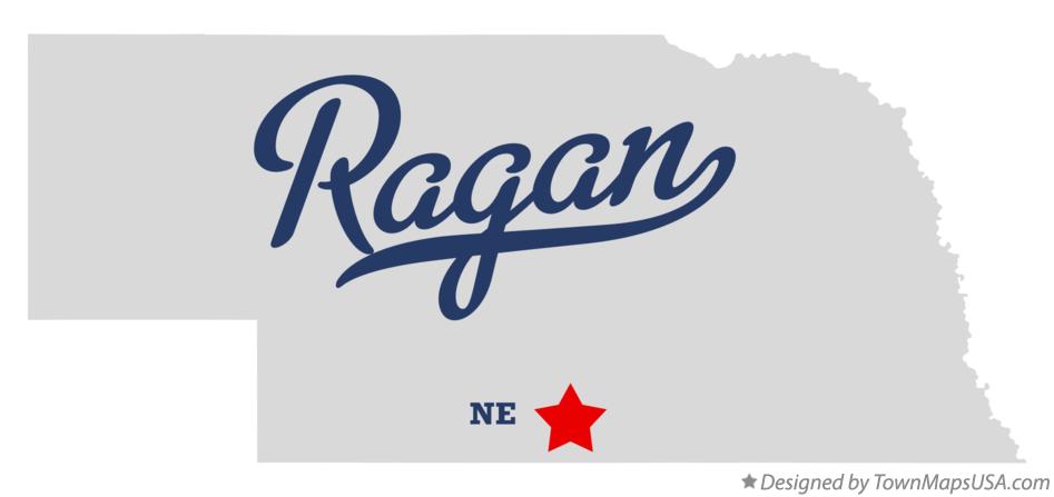 Map of Ragan Nebraska NE