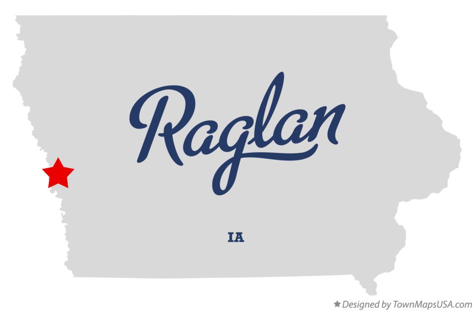 Map of Raglan Iowa IA