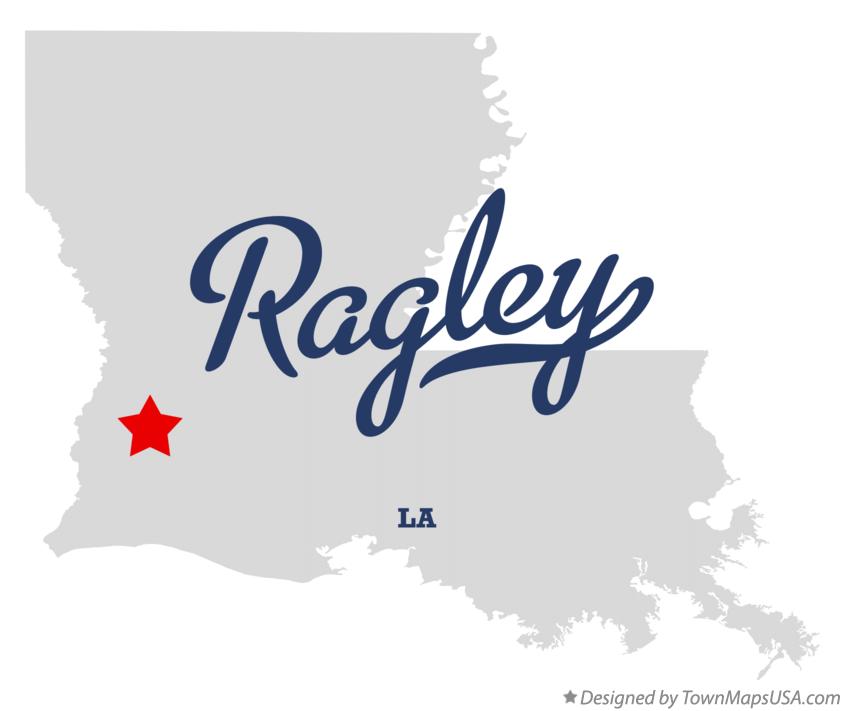 Map of Ragley Louisiana LA