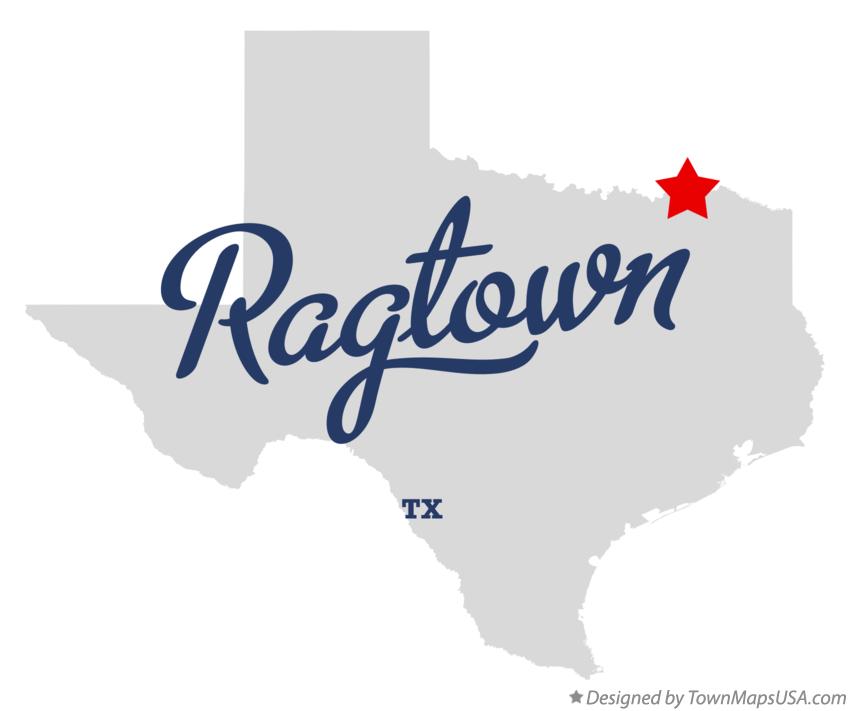 Map of Ragtown Texas TX