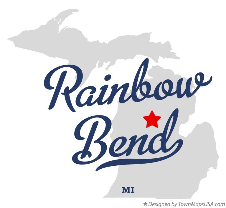 Map of Rainbow Bend Michigan MI