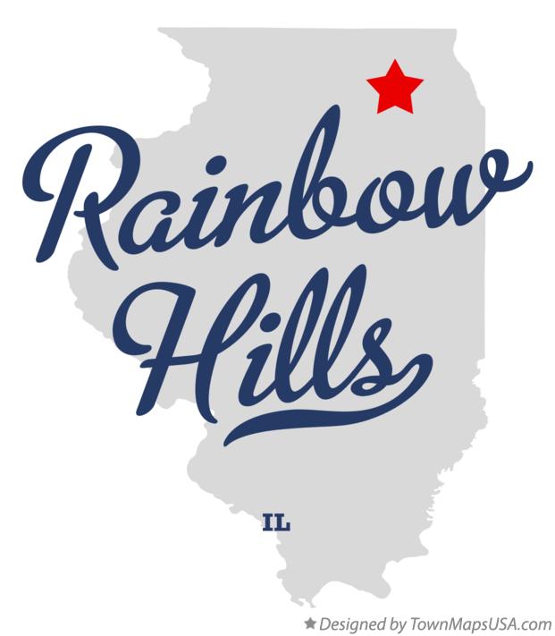 Map of Rainbow Hills Illinois IL
