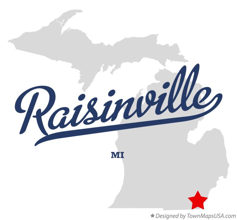 Map of Raisinville Michigan MI