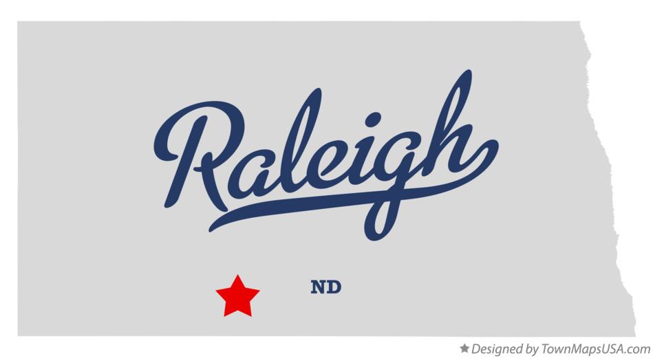 Map of Raleigh North Dakota ND