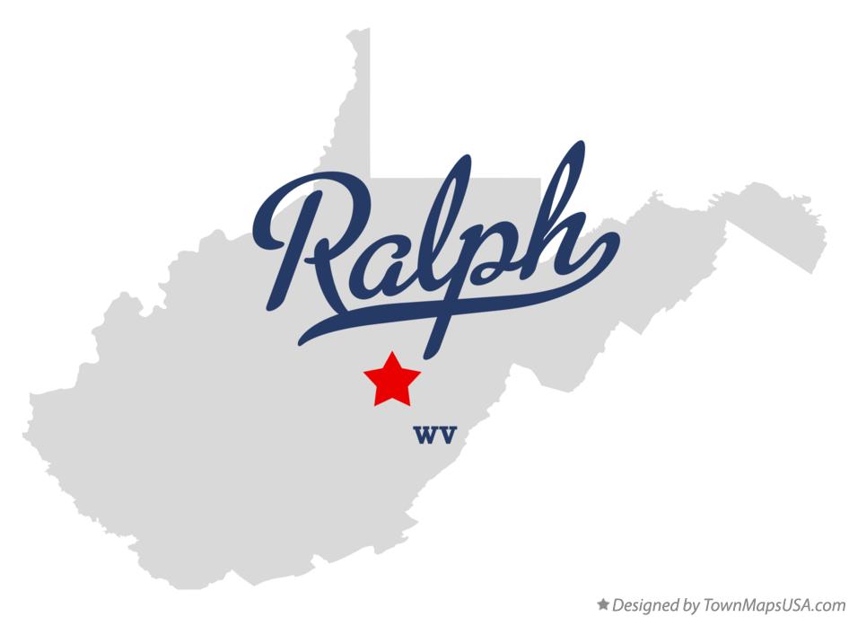 Map of Ralph West Virginia WV