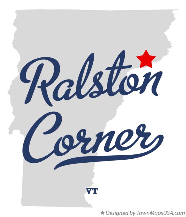 Map of Ralston Corner Vermont VT
