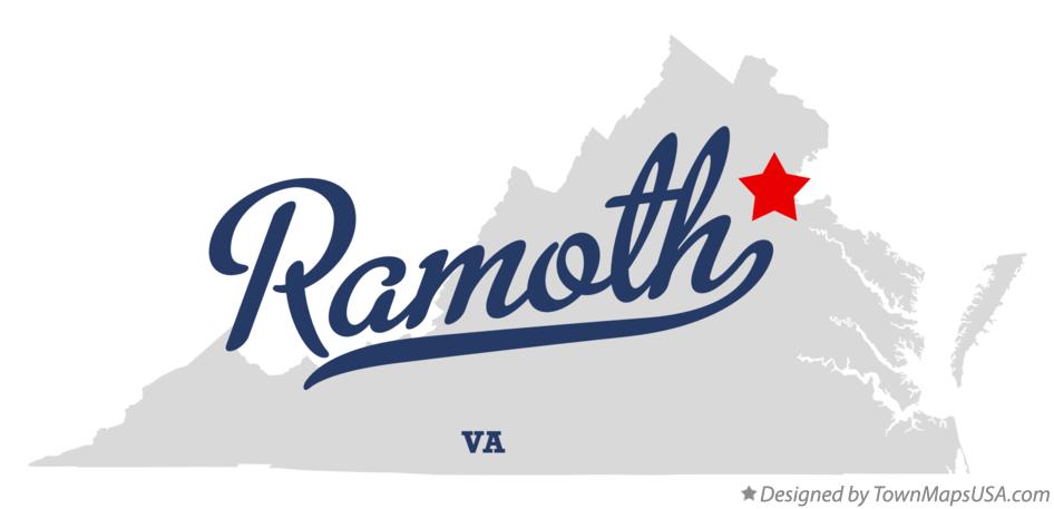 Map of Ramoth Virginia VA