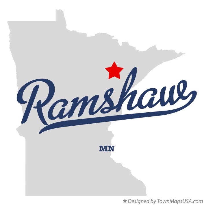 Map of Ramshaw Minnesota MN