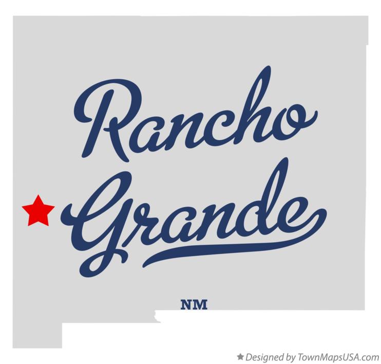 Map of Rancho Grande New Mexico NM