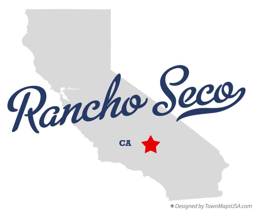 Map of Rancho Seco California CA