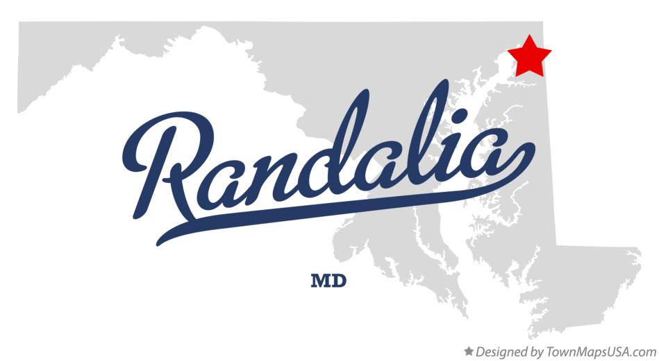 Map of Randalia Maryland MD