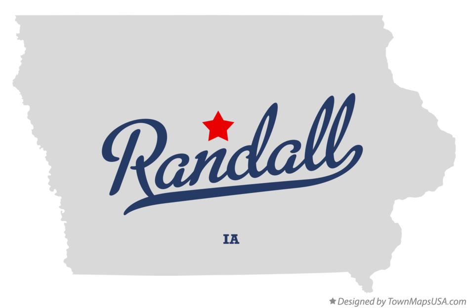 Map of Randall Iowa IA