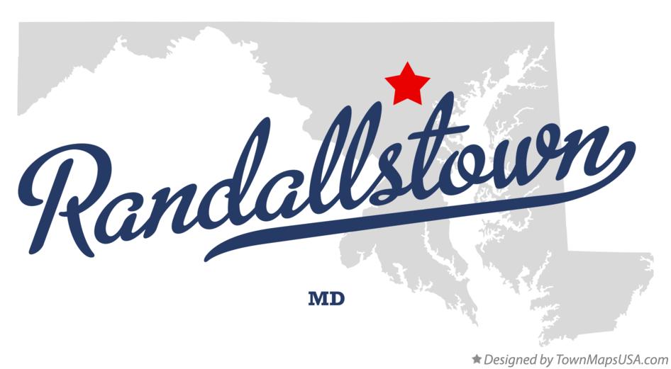 Map of Randallstown Maryland MD